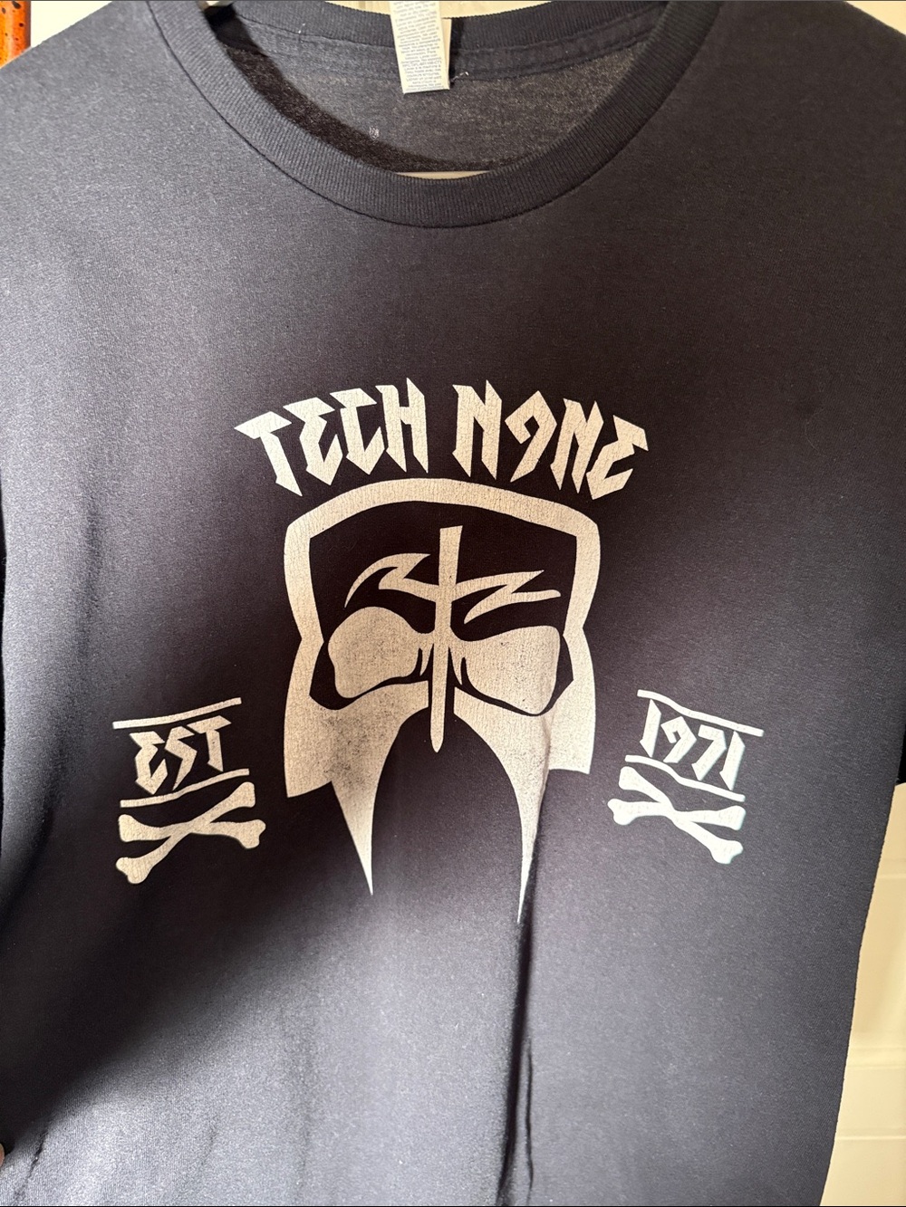 Rap hip hop street wear Tech N9ne Strange Music Graphic Band Tee Black XL Shirt